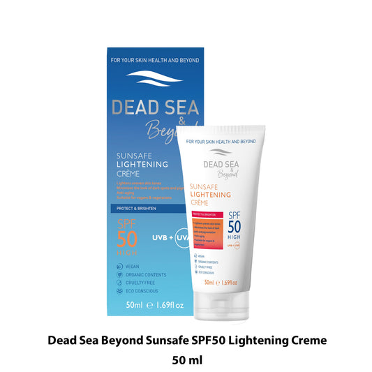 Dead Sea & Beyond Sunsafe Lightening Creme SPF 50 - Lightening SPF 50 Güneş Kremi 50 ML