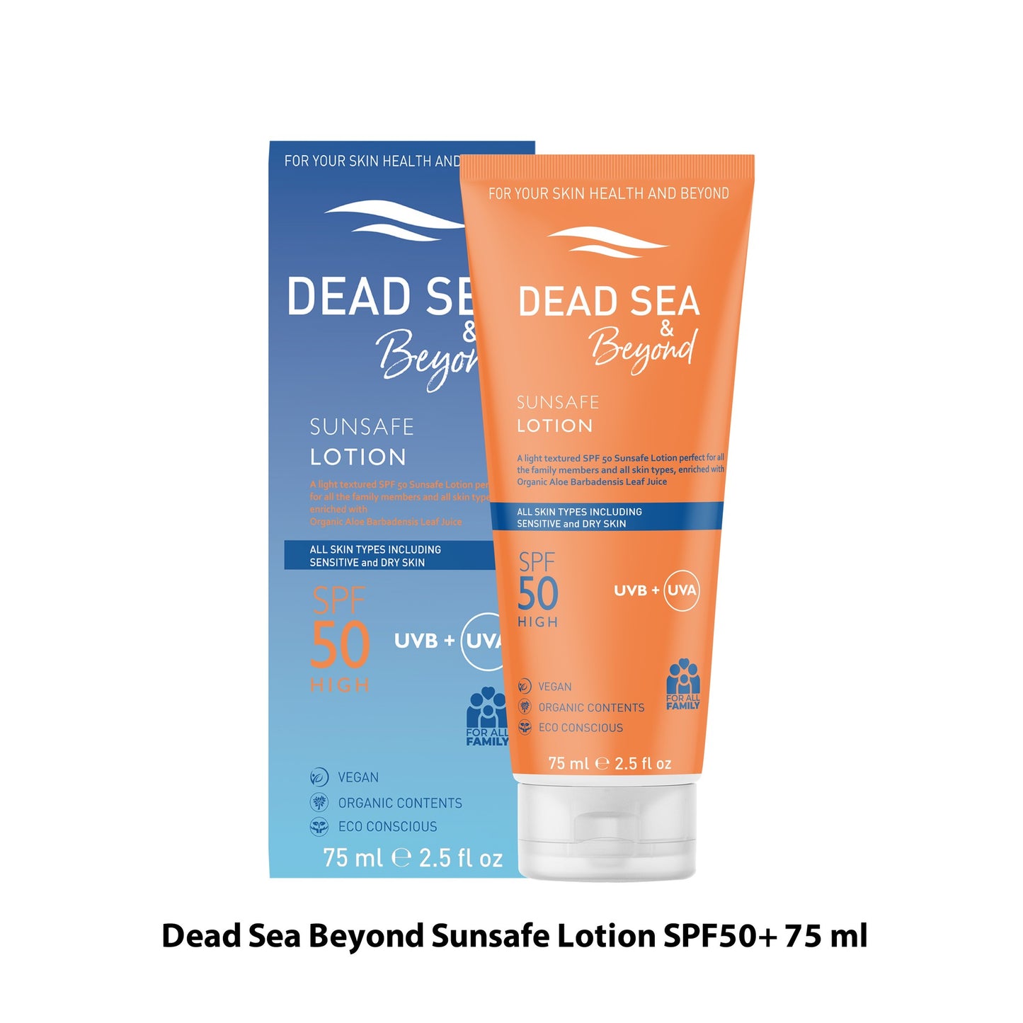 Dead Sea & Beyond Sunsafe Lotion SPF 50 - Güneş Koruyucu Losyon SPF 50 75 ML