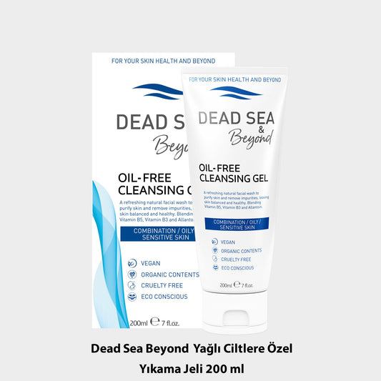 Dead Sea & Beyond Oil-Free Cleansing Gel - Yağlı Ciltlere Özel Yıkama Jeli 200 ML