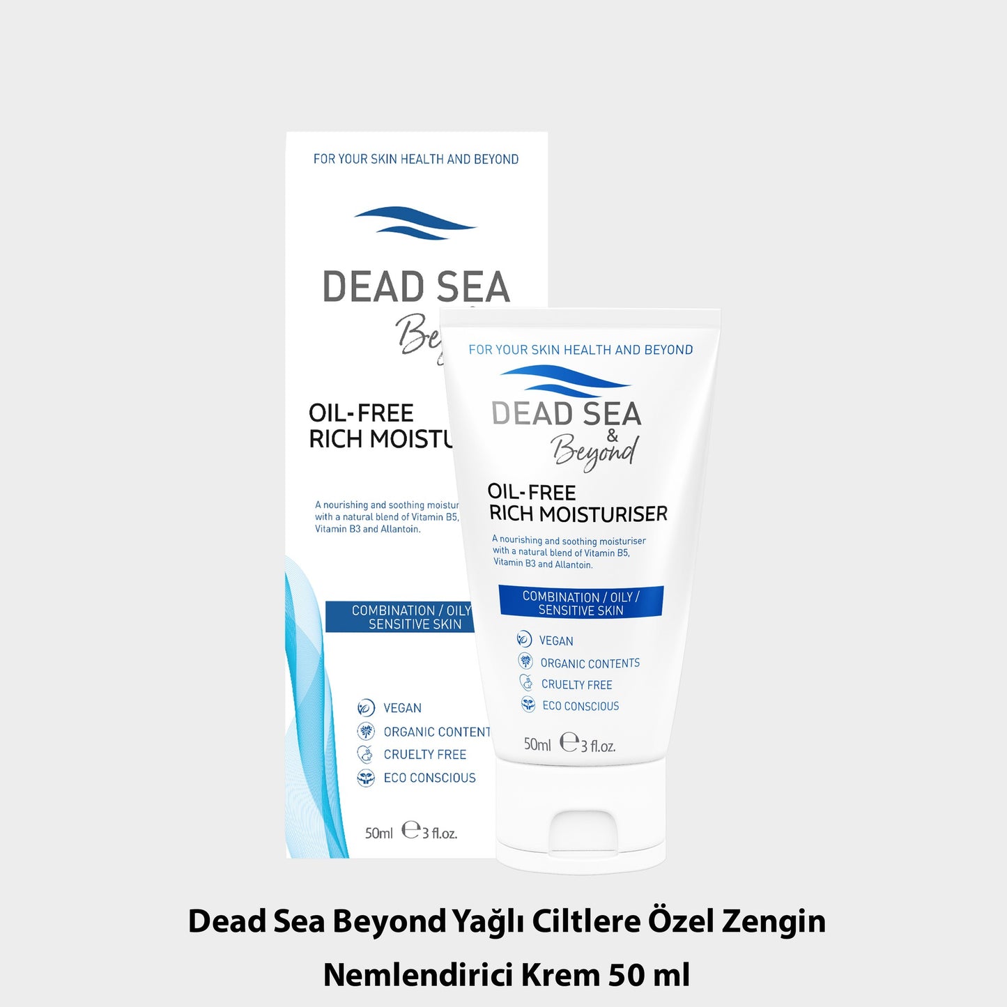 Dead Sea & Beyond Oil-Free Rich Moisturiser - Yağlı Ciltlere Özel Zengin Nemlendirici Jel 75 ML